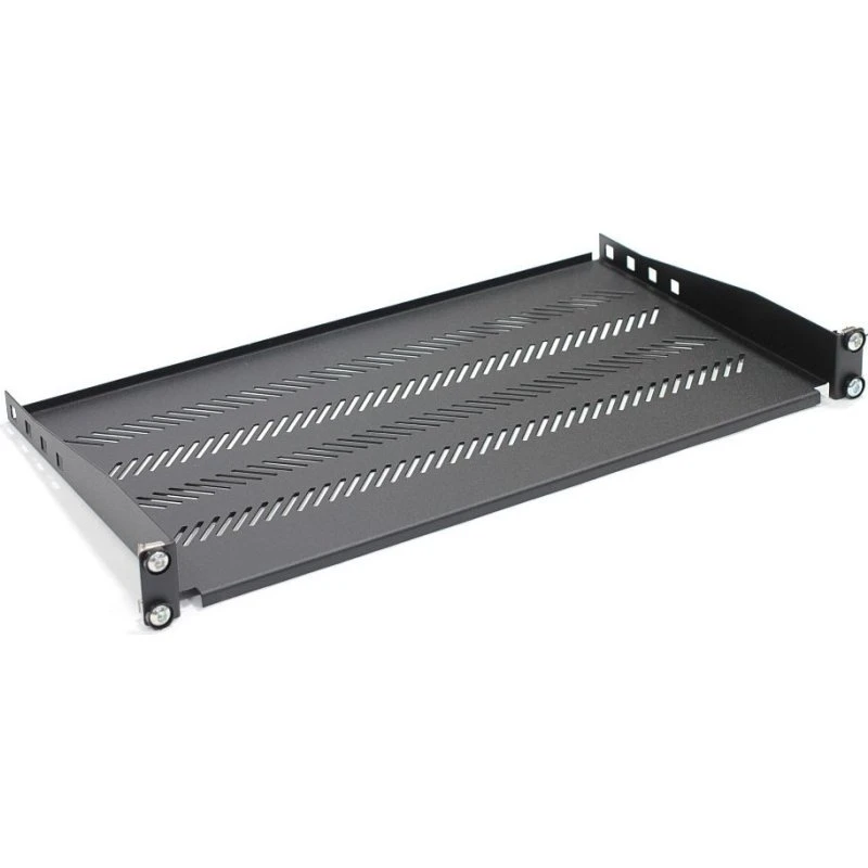 Digitus Hylde 1U 19" Sort med Ventilation