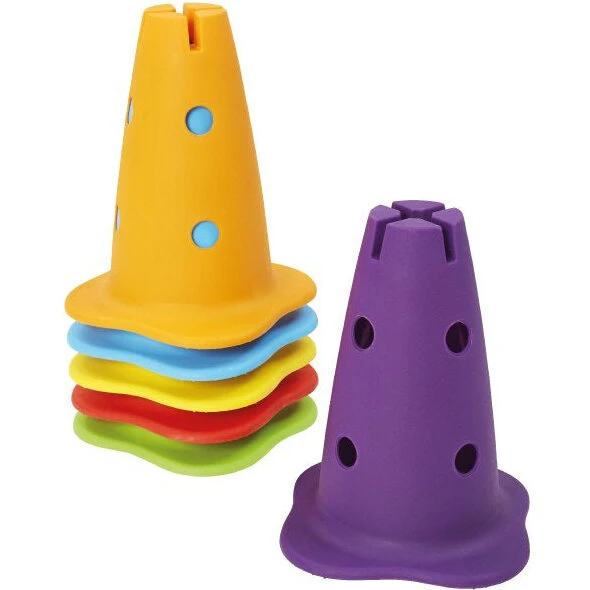 Gonge Balancebane - Kegler multifunktion 6 stk 28,5 cm