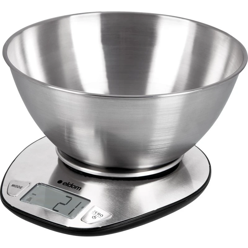 Eldom WK320S Køkkenvægt 5kg med LCD-skærm