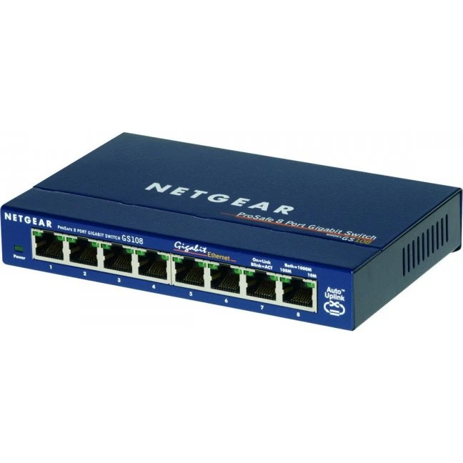 Netgear GS108GE 8-port Gigabit-switch