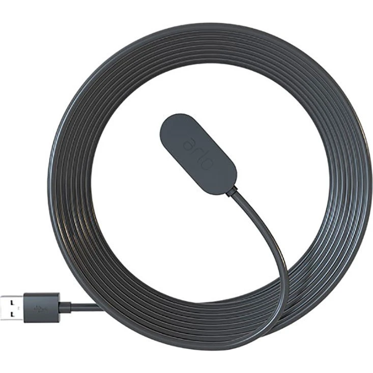 Arlo VMA5001C Magnetisk Ladekabel 2,44m Sort