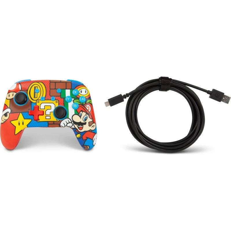 PowerA Enhanced Trådløs Controller til Nintendo Switch - Mario Pop