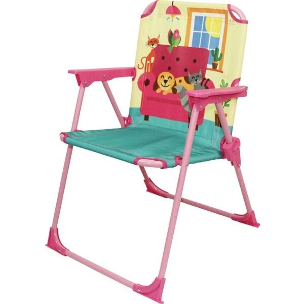 Børnestol med dyremotiv – foldbar til 2–6 år