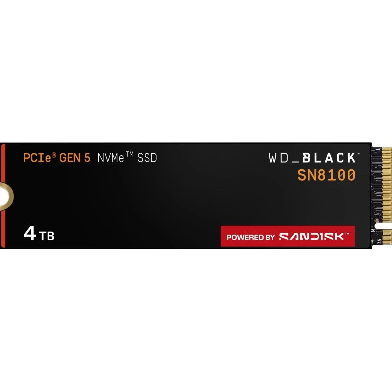 Western Digital SN8100 SSD 4TB M.2 2280 PCIe Gen5 NVMe