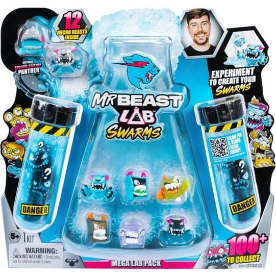 MrBeast Lab Swarms Mega Lab 12-pack med Hard Head Panther