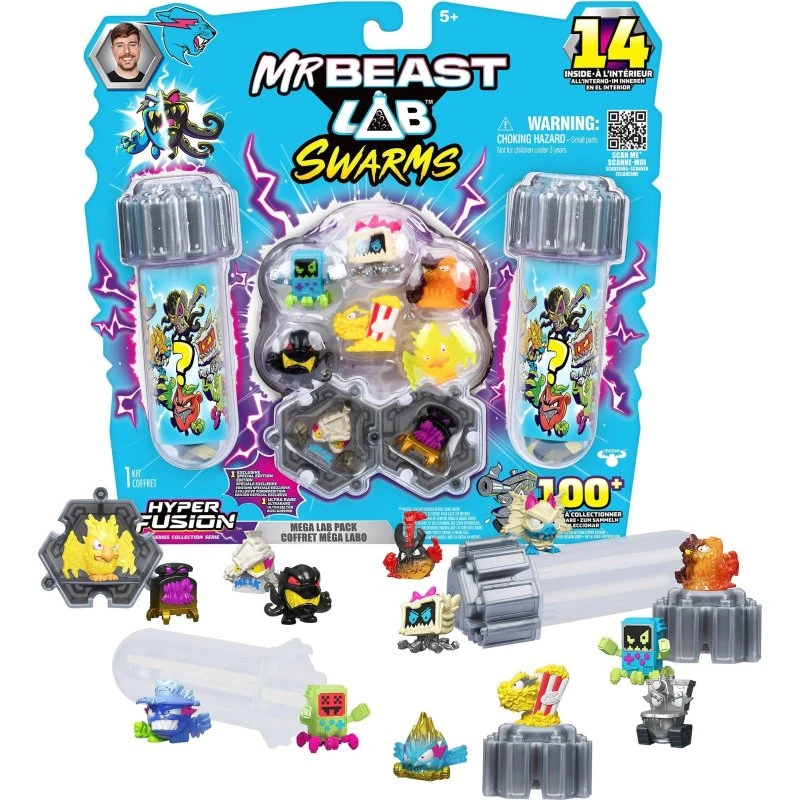 Mr. Beast Lab Swarms Fusion 14-pak Mikrofigurer