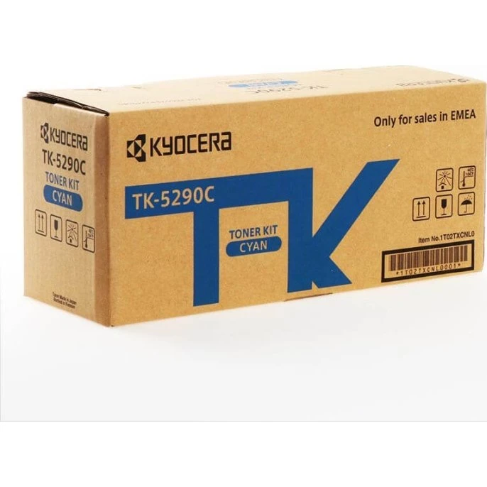 Kyocera TK-5290C Cyan Toner, 13.000 sider