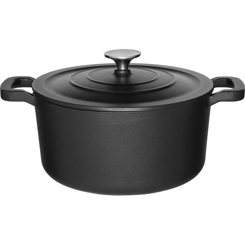 Maku Støbejernsgryde med Låg, 5,2 L, 24 cm