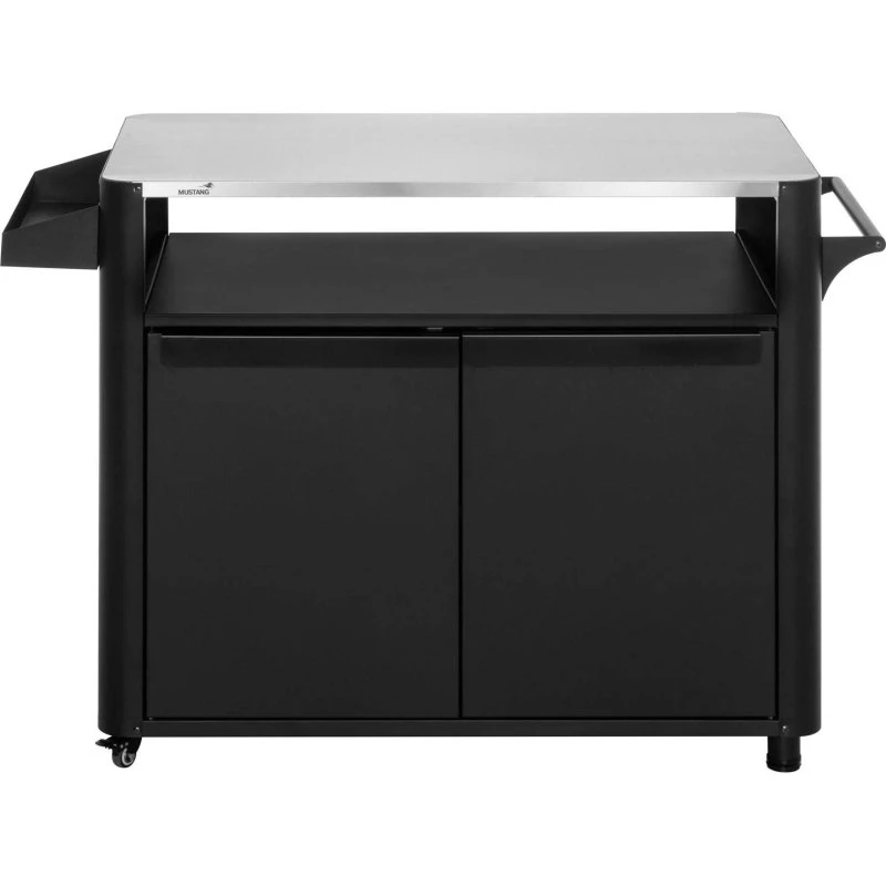 Mustang Grillbord, Sort 135 x 60 x 90 cm