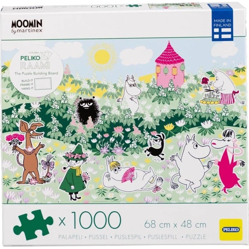 Peliko Moomin Blomsterhave 1000 Brikker