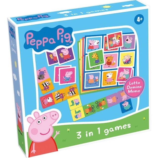Tactic Peppa Pig 3 i 1 Memo (60480)