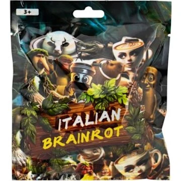 Italian Brainrot Blindpose med Figur og 3 Samlekort