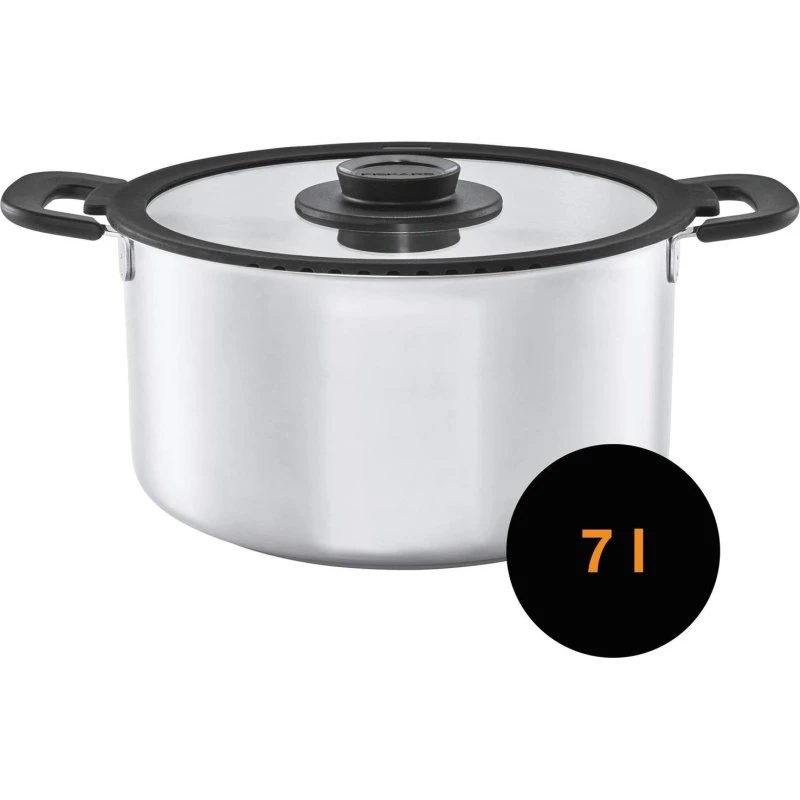 Fiskars FF Gryde 7 L med Låg