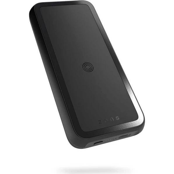 Zens Magnetisk Qi Powerbank 10000mAh Sort