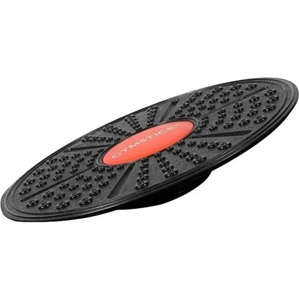 Gymstick Balance Board, sort/rød, 36x36x5 cm