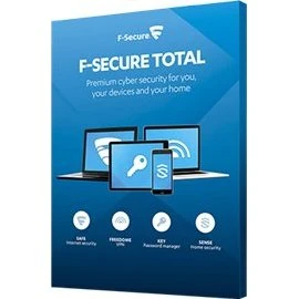 F-Secure Total Sikkerhed 1 år, op til 5 enheder