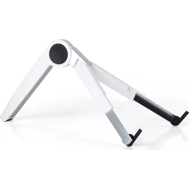Kenson Spider Hvid Laptop- og Tabletstativ, Foldbart med Vinkeljustering