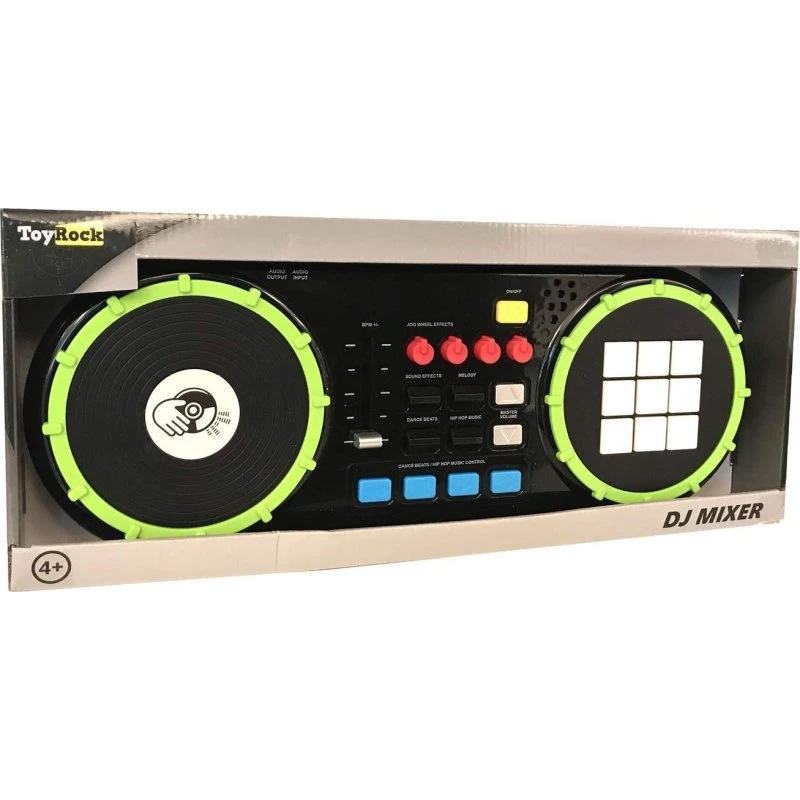 Toyrock DJ Mixer, 18x47x5 cm, 4 år+