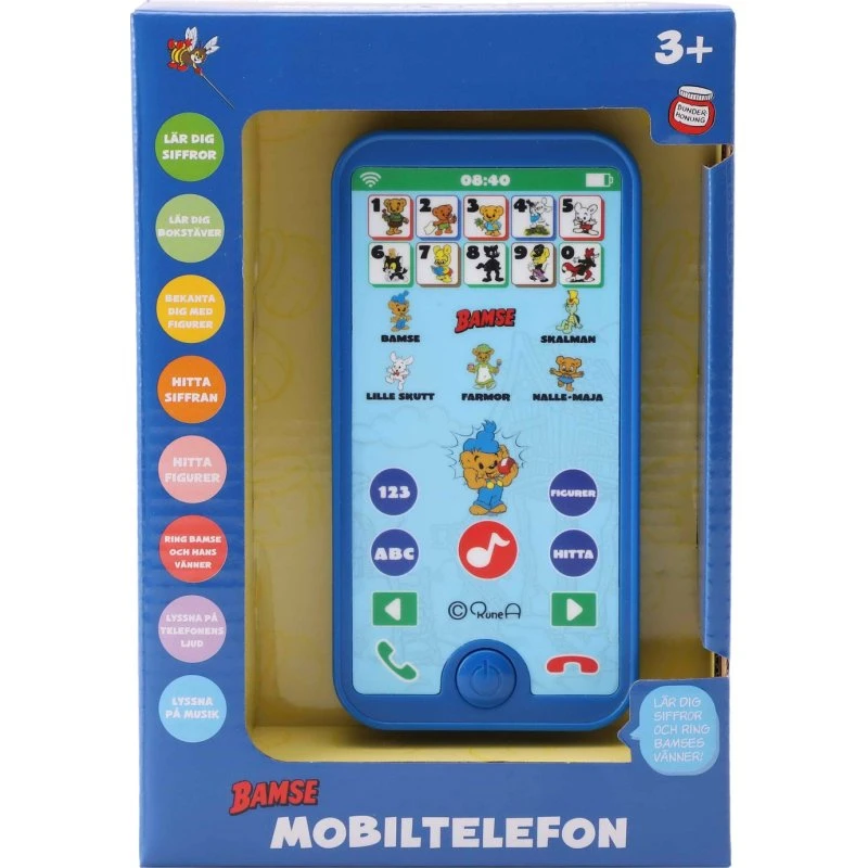Bamse Mobiltelefon Lek og lær SE