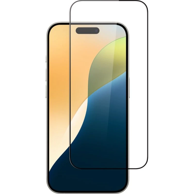 Screenor Sort Skærmbeskytter for iPhone 16 Pro Max
