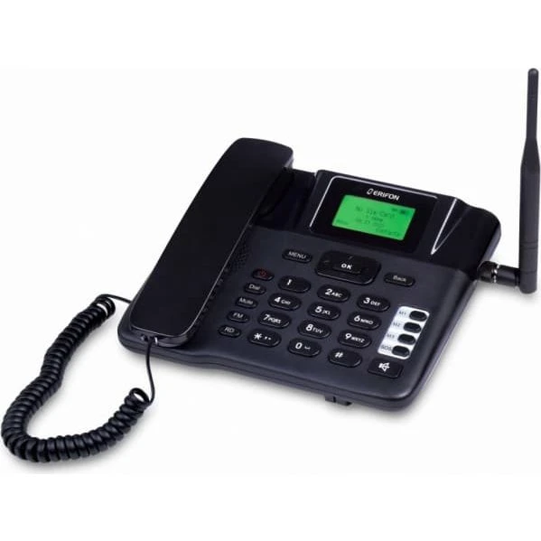 Erifon 4G Basic bordtelefon, sort