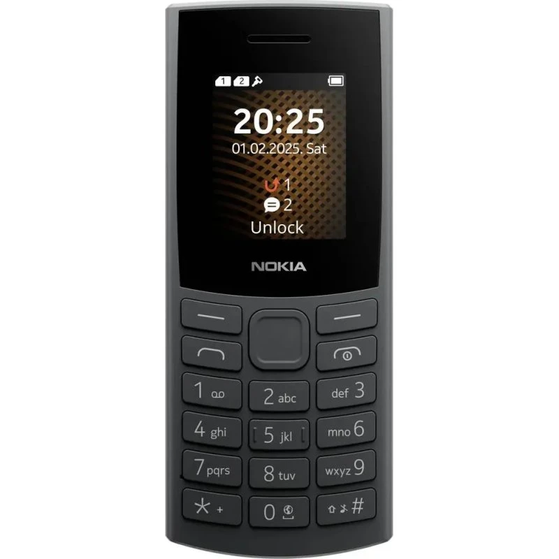 Nokia 105 4G 2. Udgave (2024) Sort