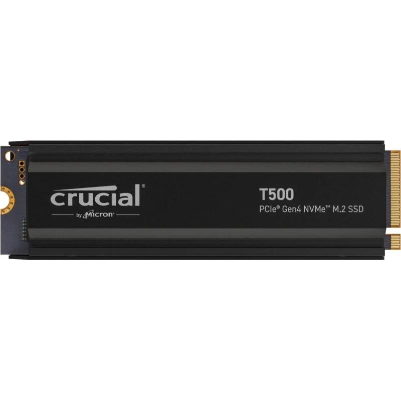 Crucial T500 SSD med Heatsink 4TB PCIe NVMe