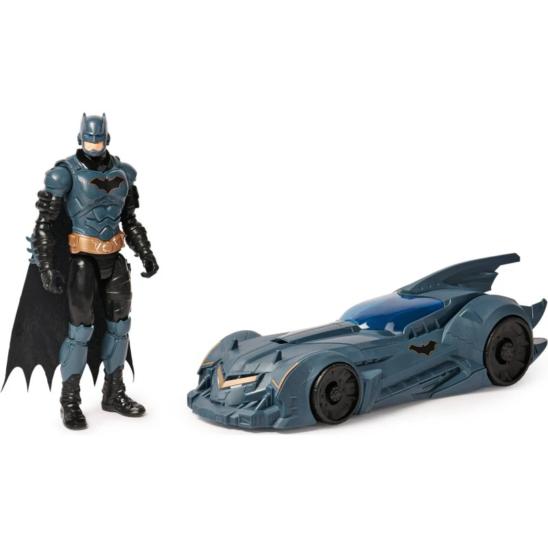 DC Comics Shadow Guardian Batmobil med 30 cm Batman Figur