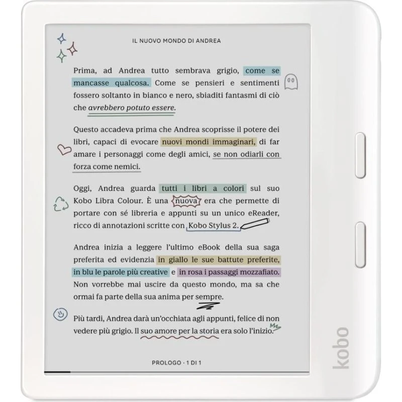Kobo Libra Colour 7" 32 GB hvid