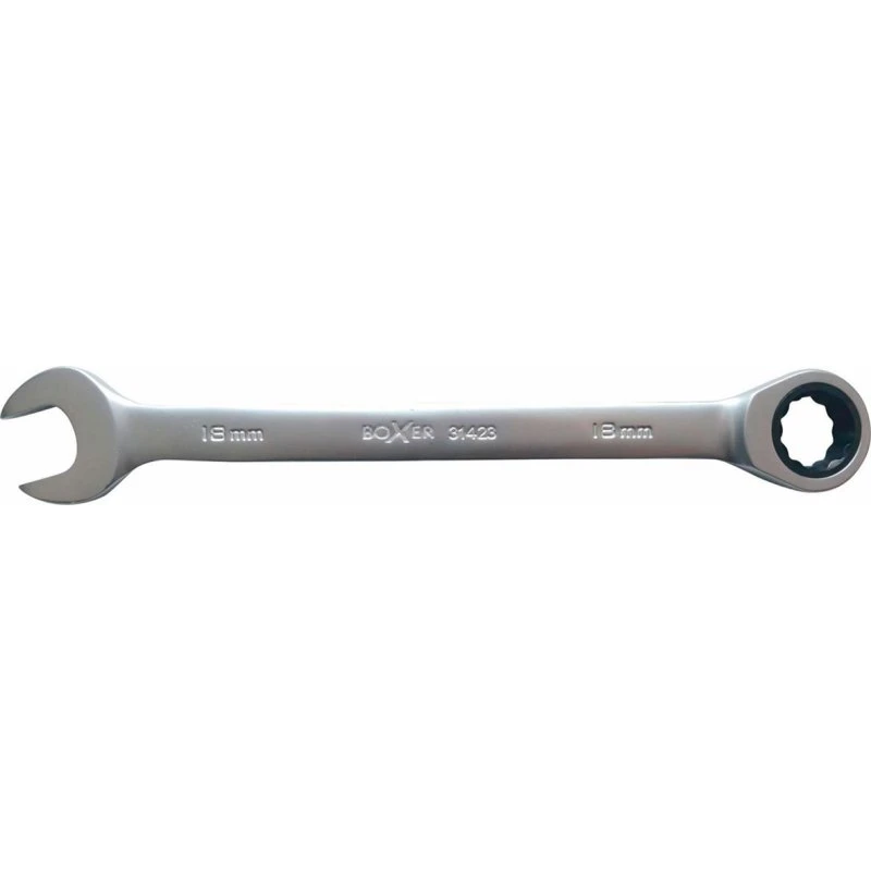 Boxer 18 mm Ringgaffelnøgle med skralde