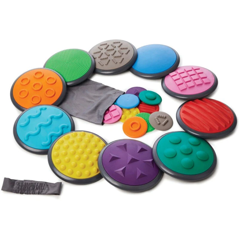 Gonge Sansesten i gummi, 20 stk. med bind og opbevaringspose