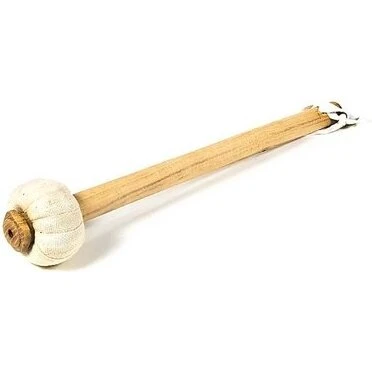 Peter Hess gongstav med blødt plyshoved – lille 27 x 4 cm