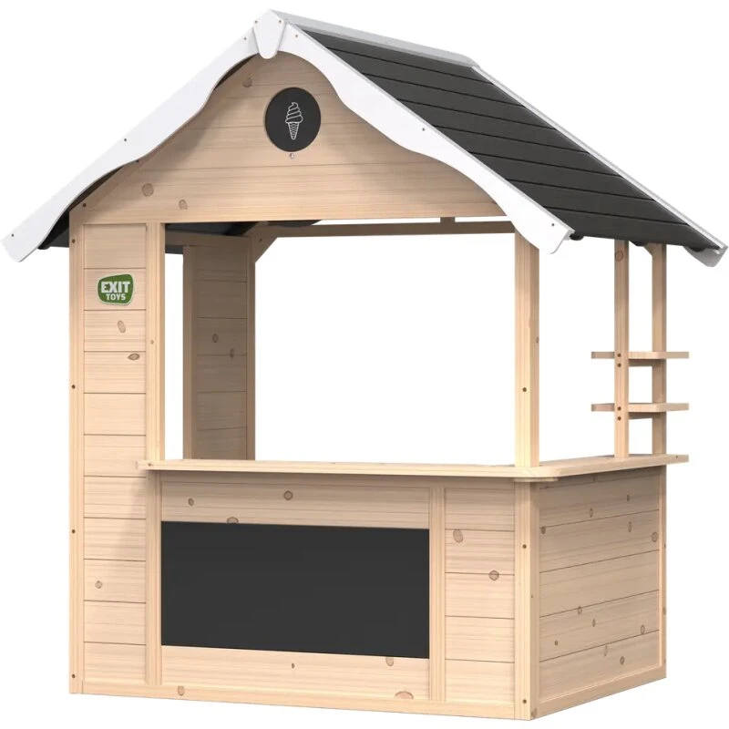 EXIT Hika legehus i træ med rollespilshjul