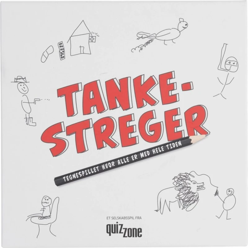 Tankestreger - Dansk tegnespil, 3-8 spillere, 8+ år