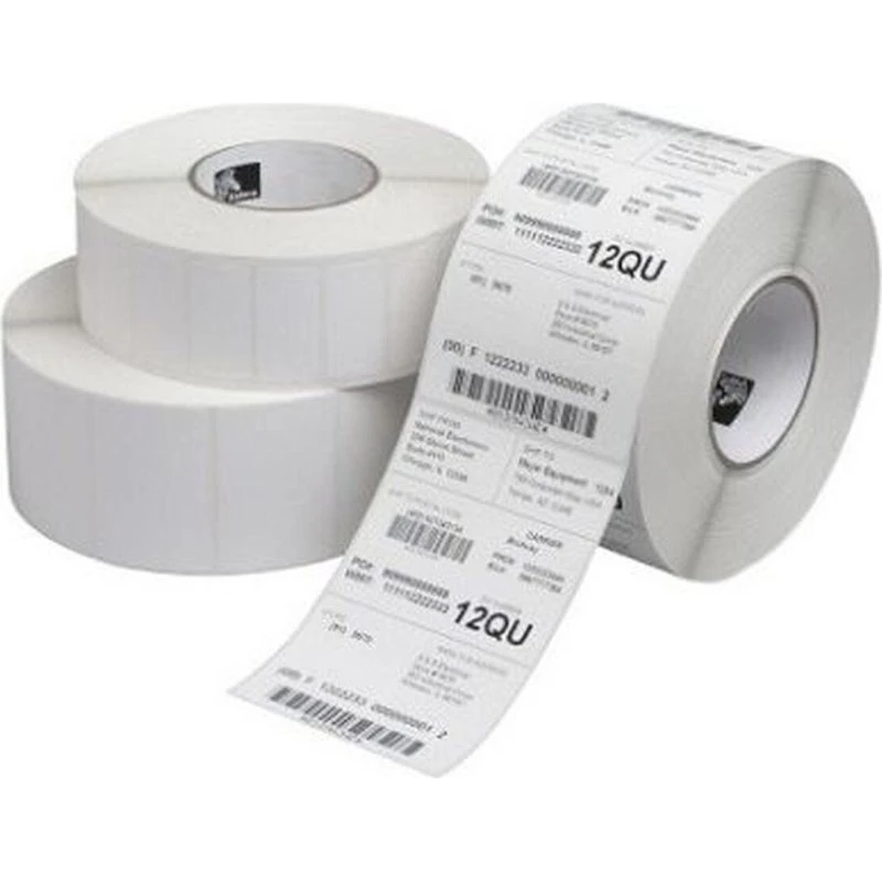 Zebra Z-Perform 1000D Hvid 102 x 38 mm, 12 ruller