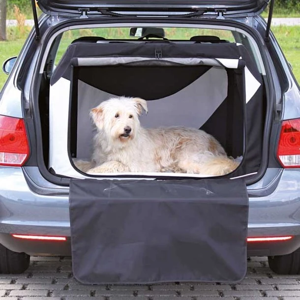 Vario50 Hundebur Transport Nylon X-Large 99×67×71 cm - Sort/Grå