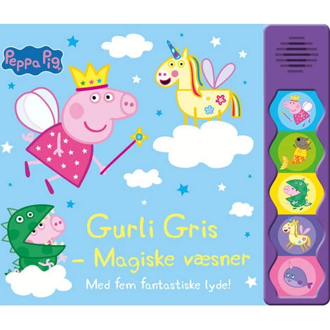 Peppa Pig – Gurli Gris: Magiske væsner (lydbog med 5 lyde)