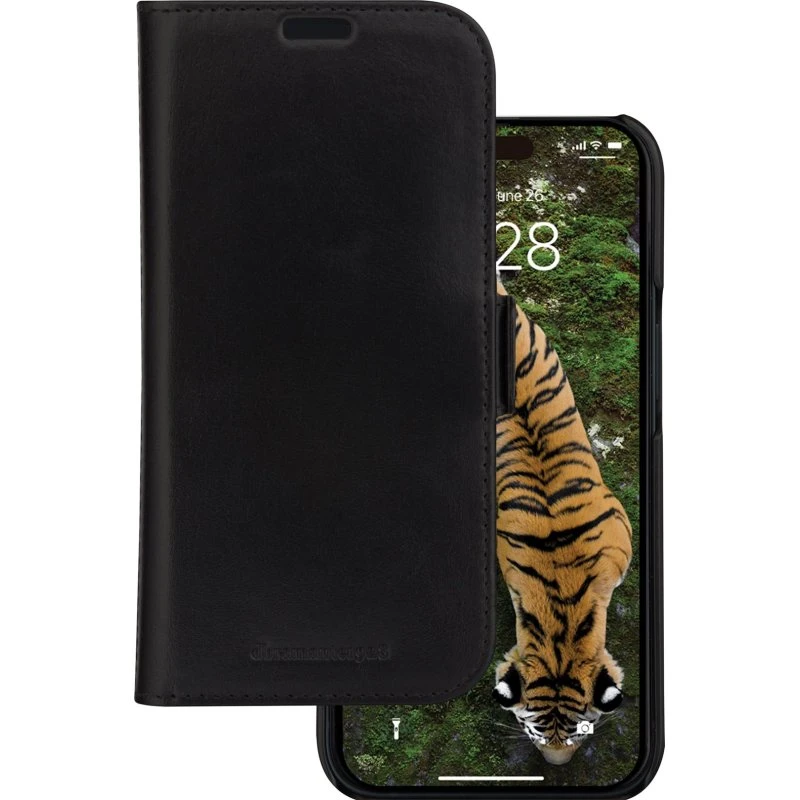 dbramante1928 Lynge Flipcover Sort til iPhone 15 Pro