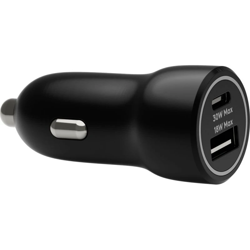 dbramante1928 re-charge Bilstrømsadapter 30W USB-A/C, sort