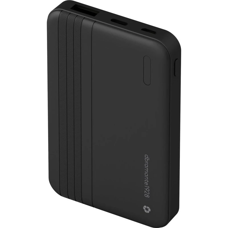 dbramante1928 re-charge Powerbank 5000mAh 20W USB-C+USB-A Sort
