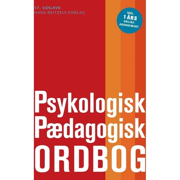 Psykologisk-pædagogisk ordbog, 17. udgave (Hansen m.fl.)