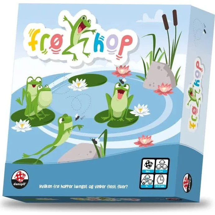 Danspil Frøhop Brætspil – 4+ år
