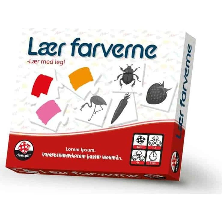 Danspil Lær Farverne (4år+)