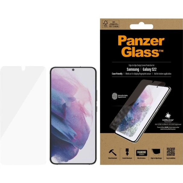 PanzerGlass UltraForce1 Skærmbeskytter Transparent Samsung Galaxy S22