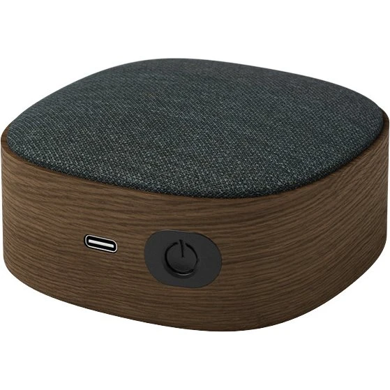 SACKit Go Wood Bluetooth Højttaler, Smoked Oak, 8 timer