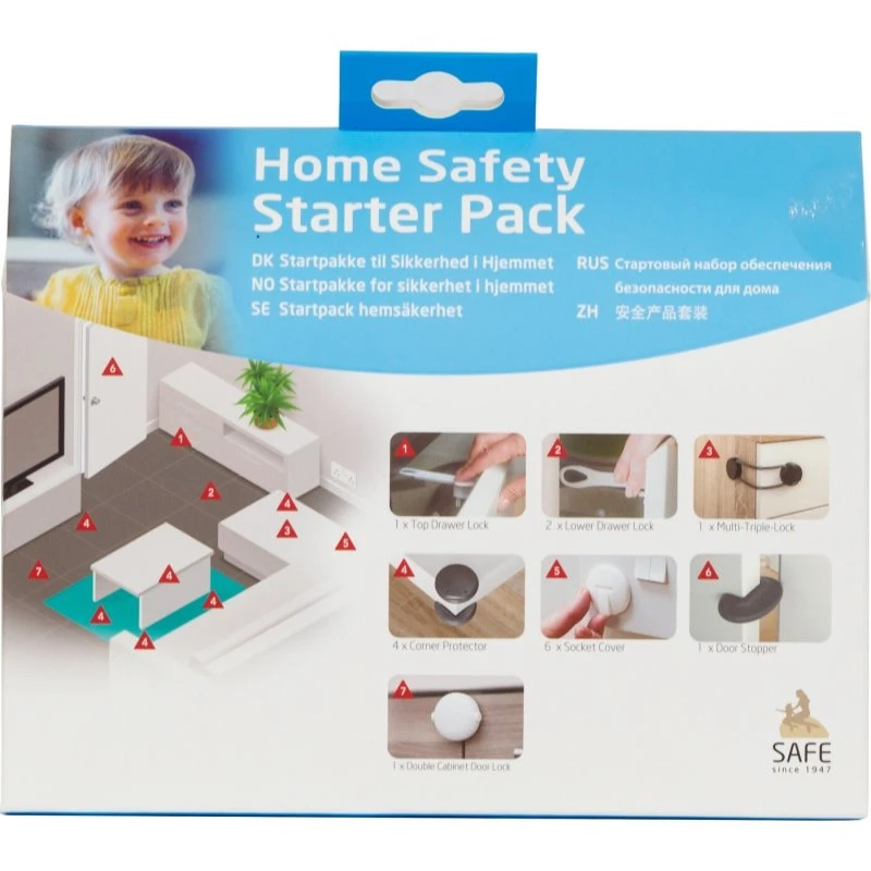 Babytrold Sikkerheds Startpakke – 16 dele