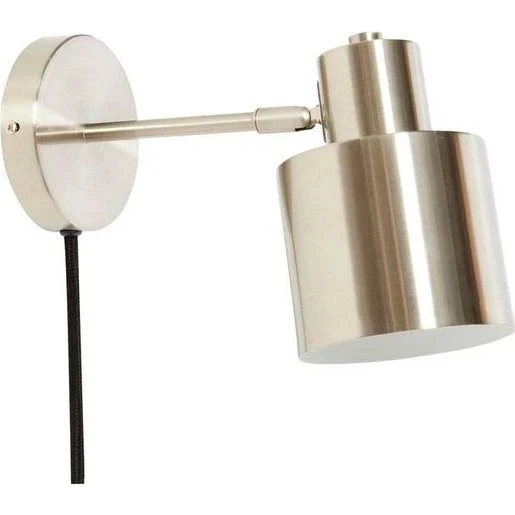 Hübsch Fuse Væglampe Nikkel