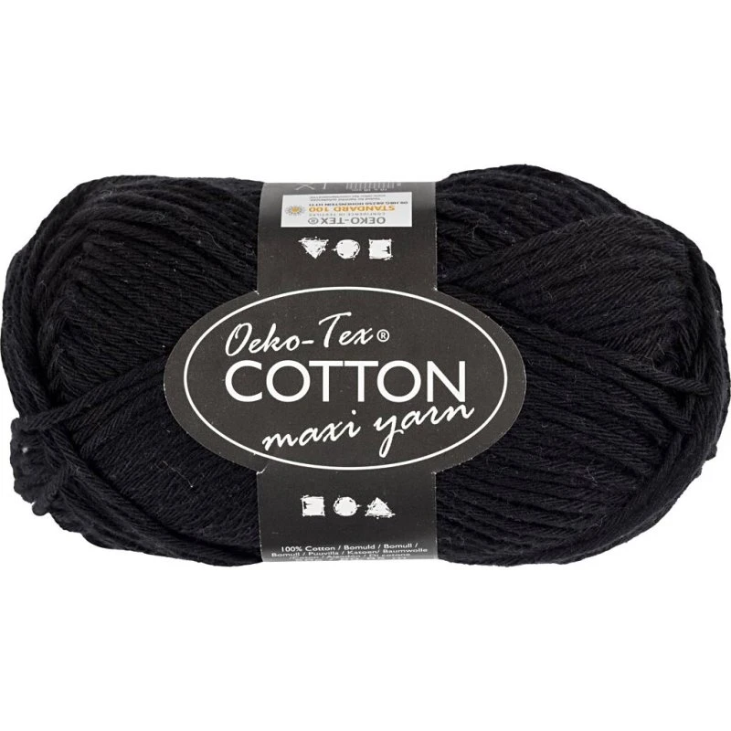 Creativ Company Cotton Yarn 8/8 Sort 50g
