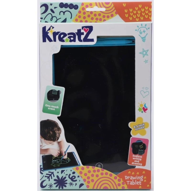 KreatZ Drawing Tablet 21,5 cm – Magisk tegnebræt med viskefunktion