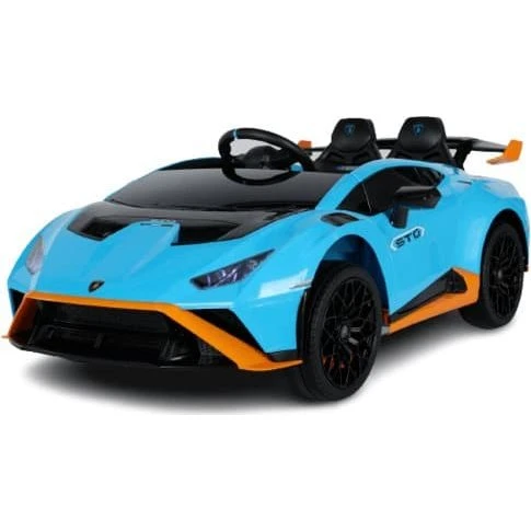 Lamborghini Huracan Elbil - Blå, 9 km/t, med fjernbetjening